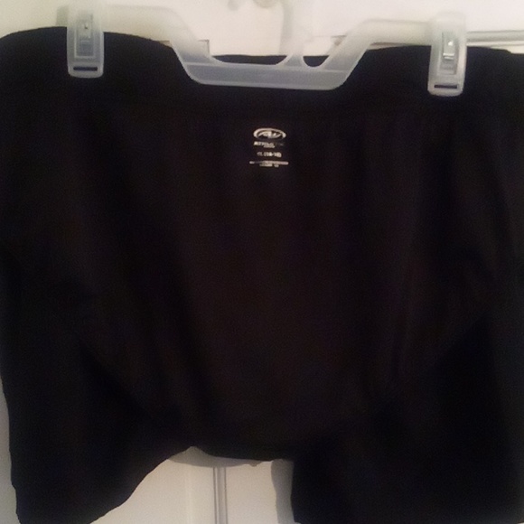 Real Running Shorts with built in liner /panty Size XL (16-18) Solid BLACK - Picture 6 of 9